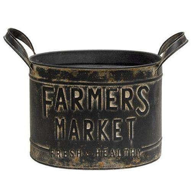 Farmers Market Bucket - The Fox Decor